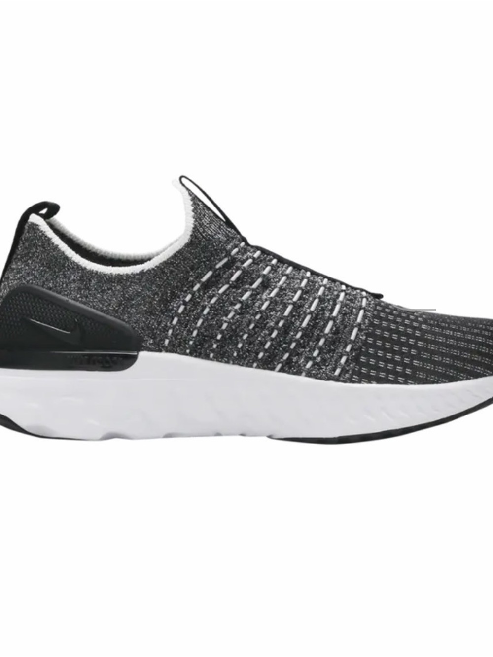 Nike Women's Slip-On Knit Sneakers - Black/White